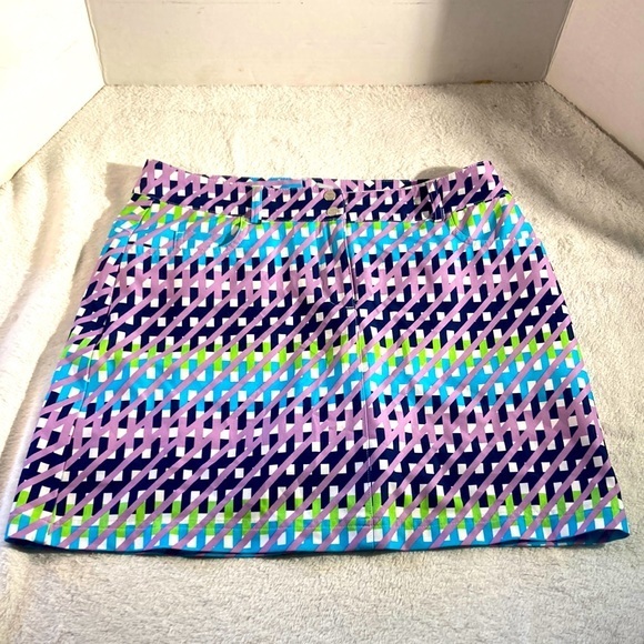Slazenger Woman’s Multi Colored Golf Skort - Picture 1 of 8
